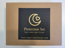 Load image into Gallery viewer, Protection Candle &amp; Crystal Gift Set
